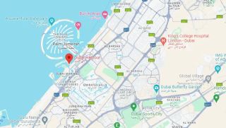 Location Plan of The W Dubai Harbour Residences
